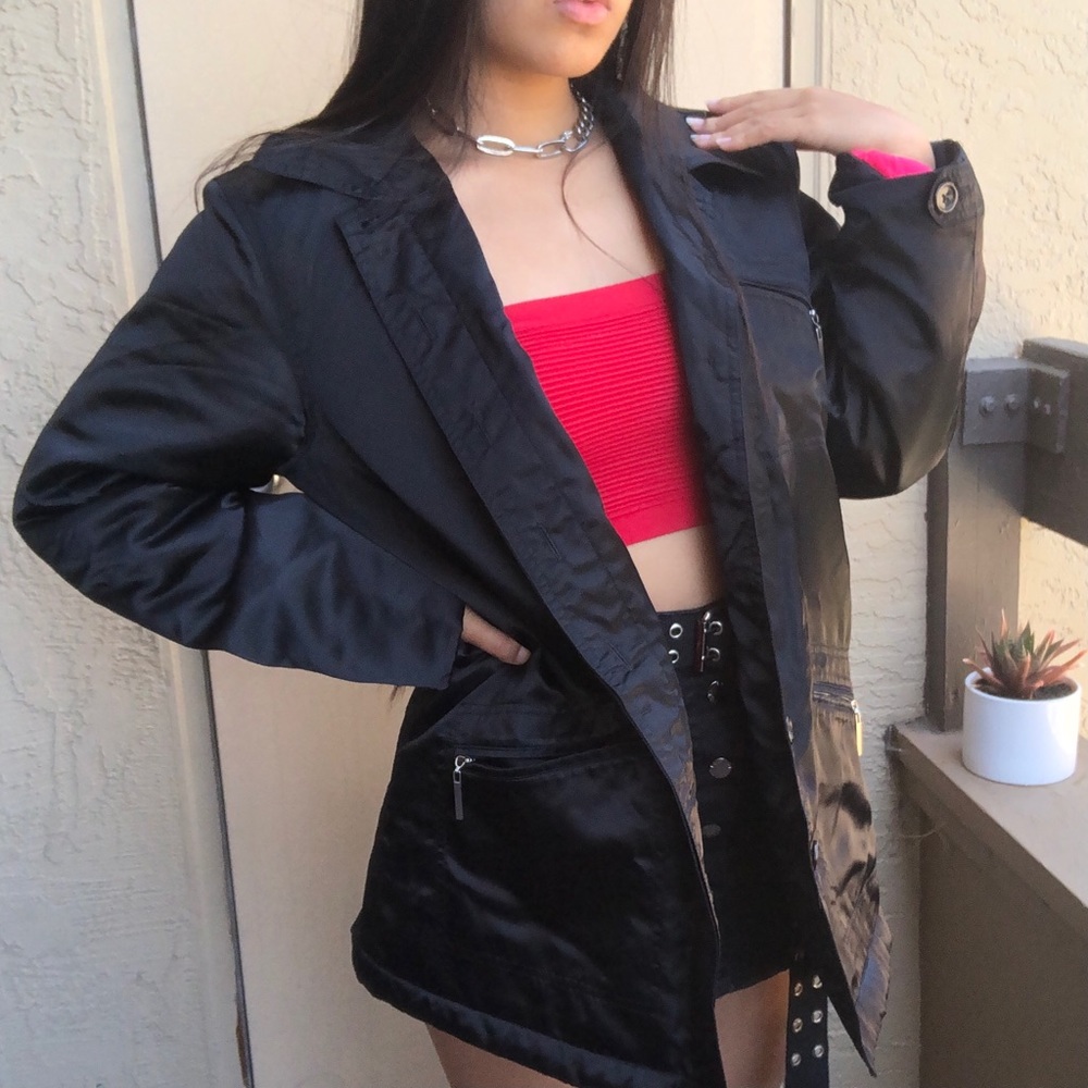 LIZ CLAIBORNE 💗 rare y2k jacket hot pink details